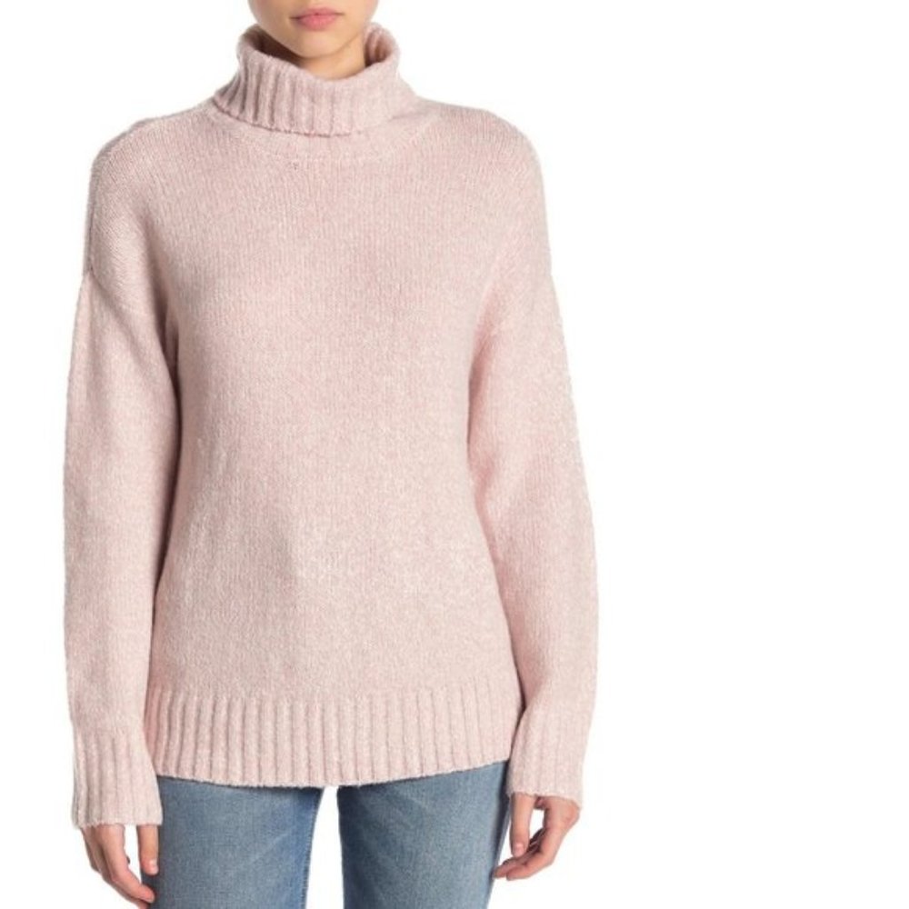 Olivia Sky Marled Turtleneck Sweater